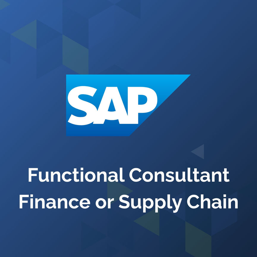 SAP Functional Consultant Finance or Supply Chain