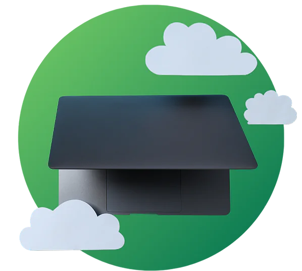 Cloud infrastructure illustration